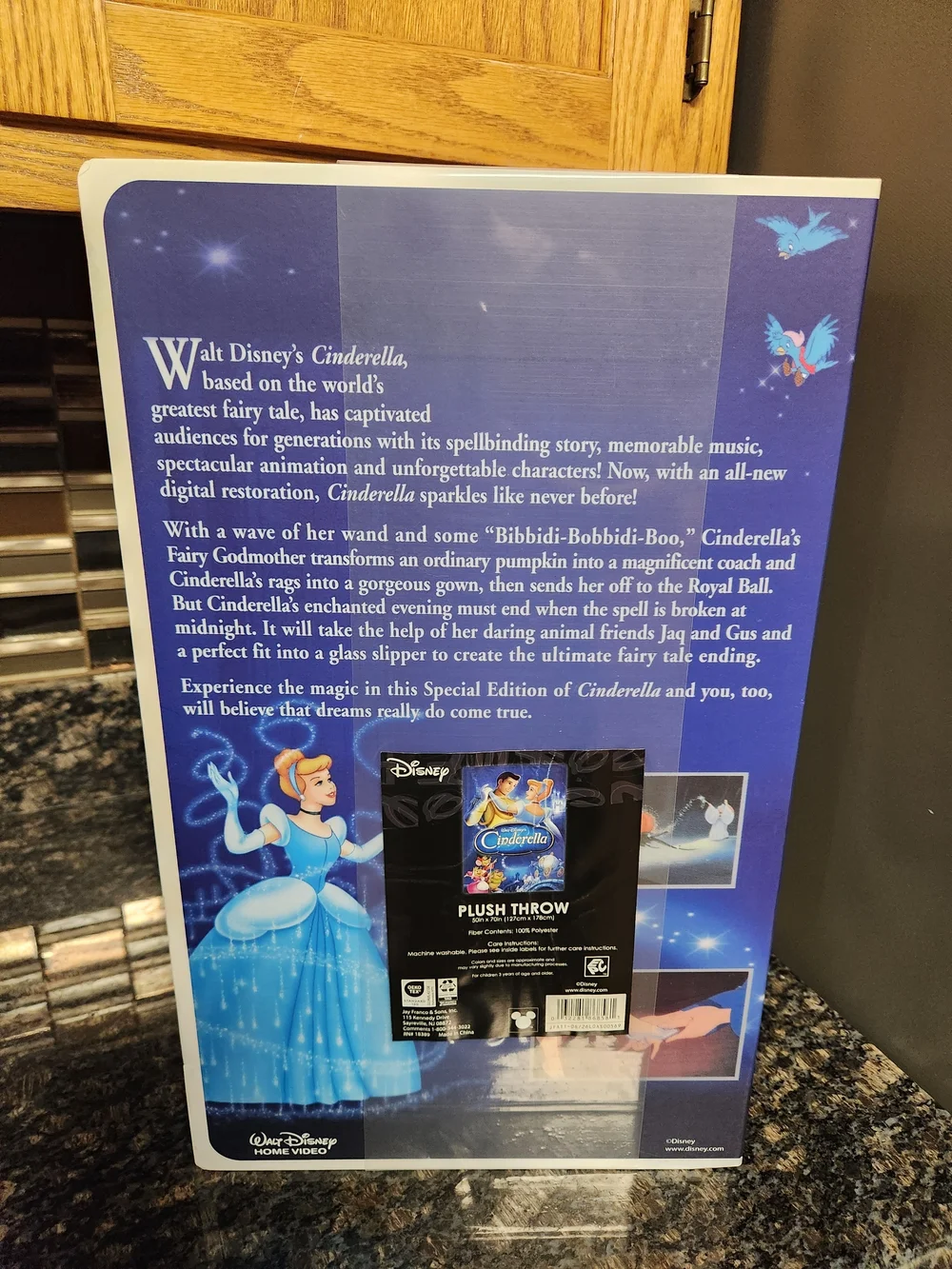 Disney Classic VHS Boxed Cinderella Silk Touch 50